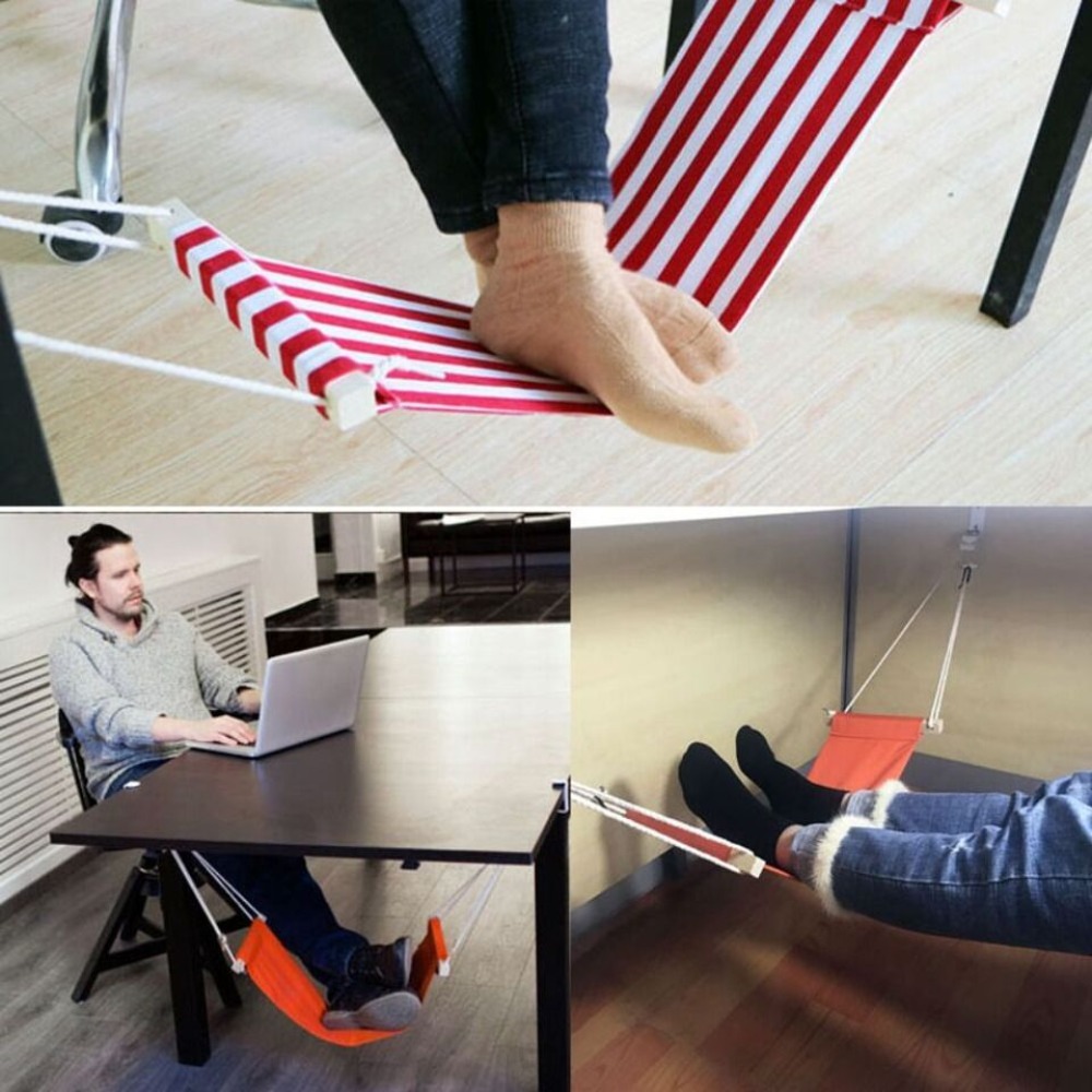 Under Desk Hammock - Creative Pastoral Resting Hammock Polyester Cotton
