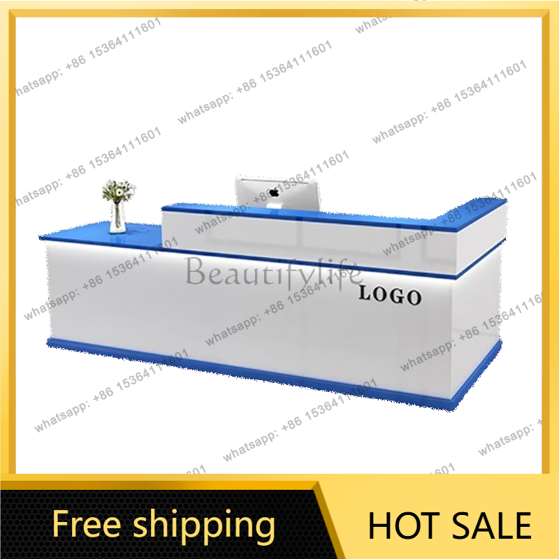 Office Furniture Usa - FG Storage Luxury Reception Desk Senior