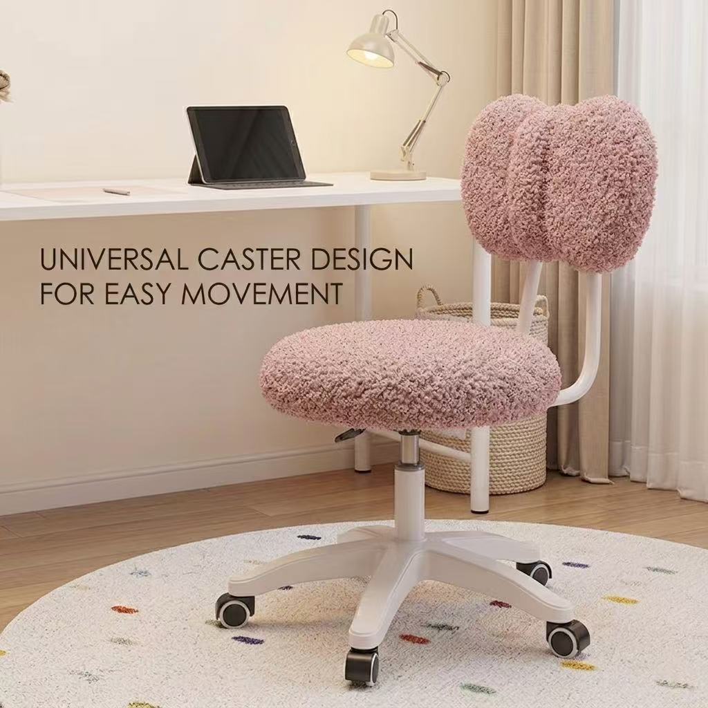 Cute Boucle Swivel Office Chai - Office Furniture And Desks ulasan dan harga