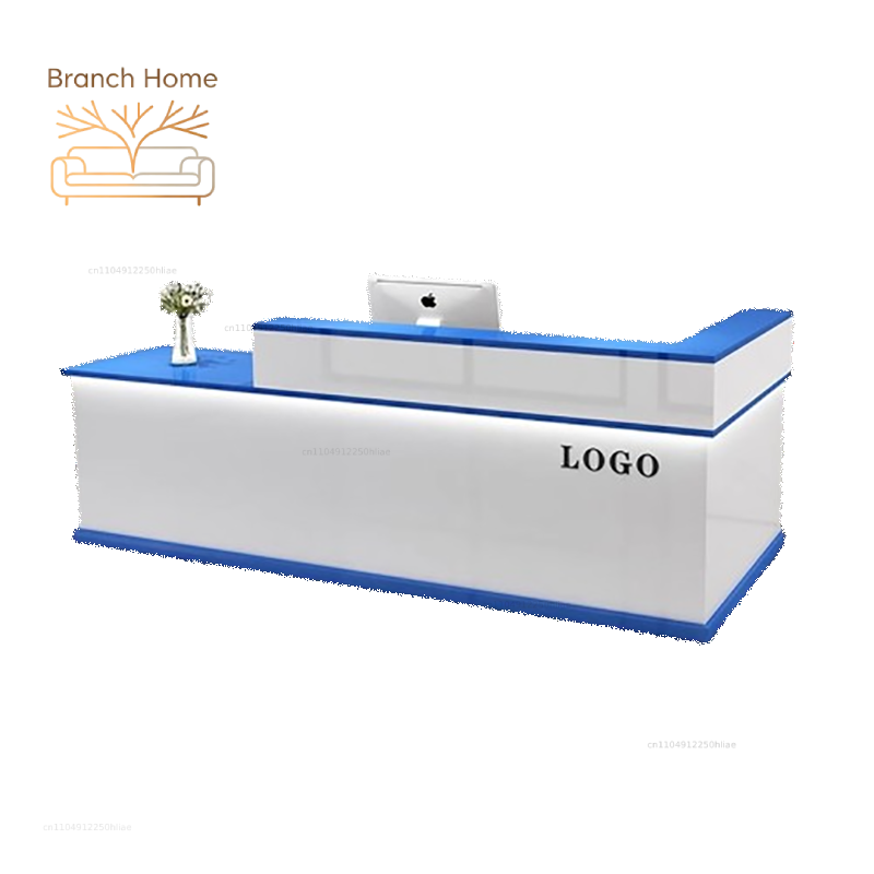 Storage Luxury Reception Desk  - Office Furniture Usa ulasan dan harga