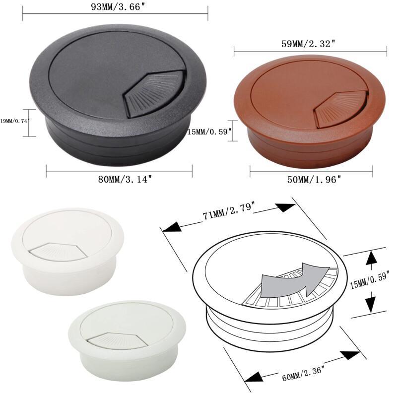 1Pcs Cable Hole Cover Cord Gro - Office Furniture And Desks ulasan dan harga