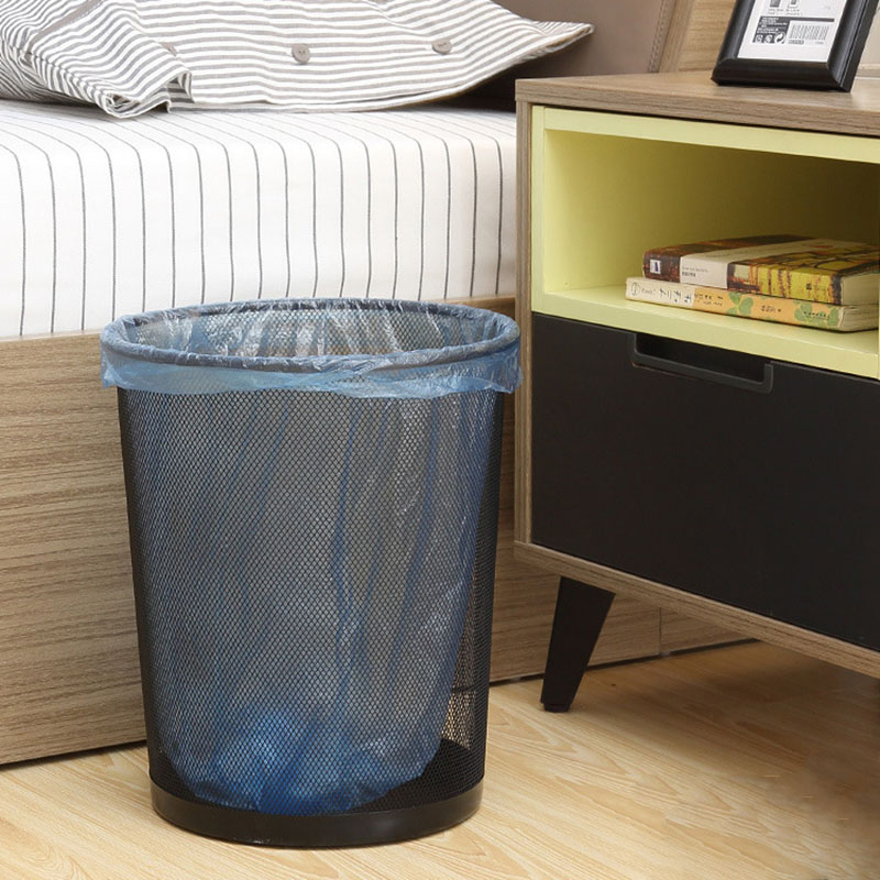 Round Metal Mesh Waste Bin Lar - Paper Basket Mesh ulasan dan harga