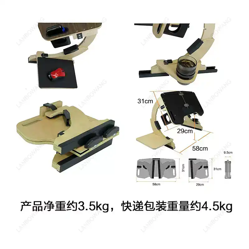 Aluminum Alloy Folding Lap Des - Adjustable Laptop Table ulasan dan harga