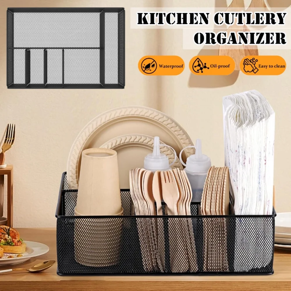 Black Metal Storage Basket Mes - Paper Basket Mesh ulasan dan harga