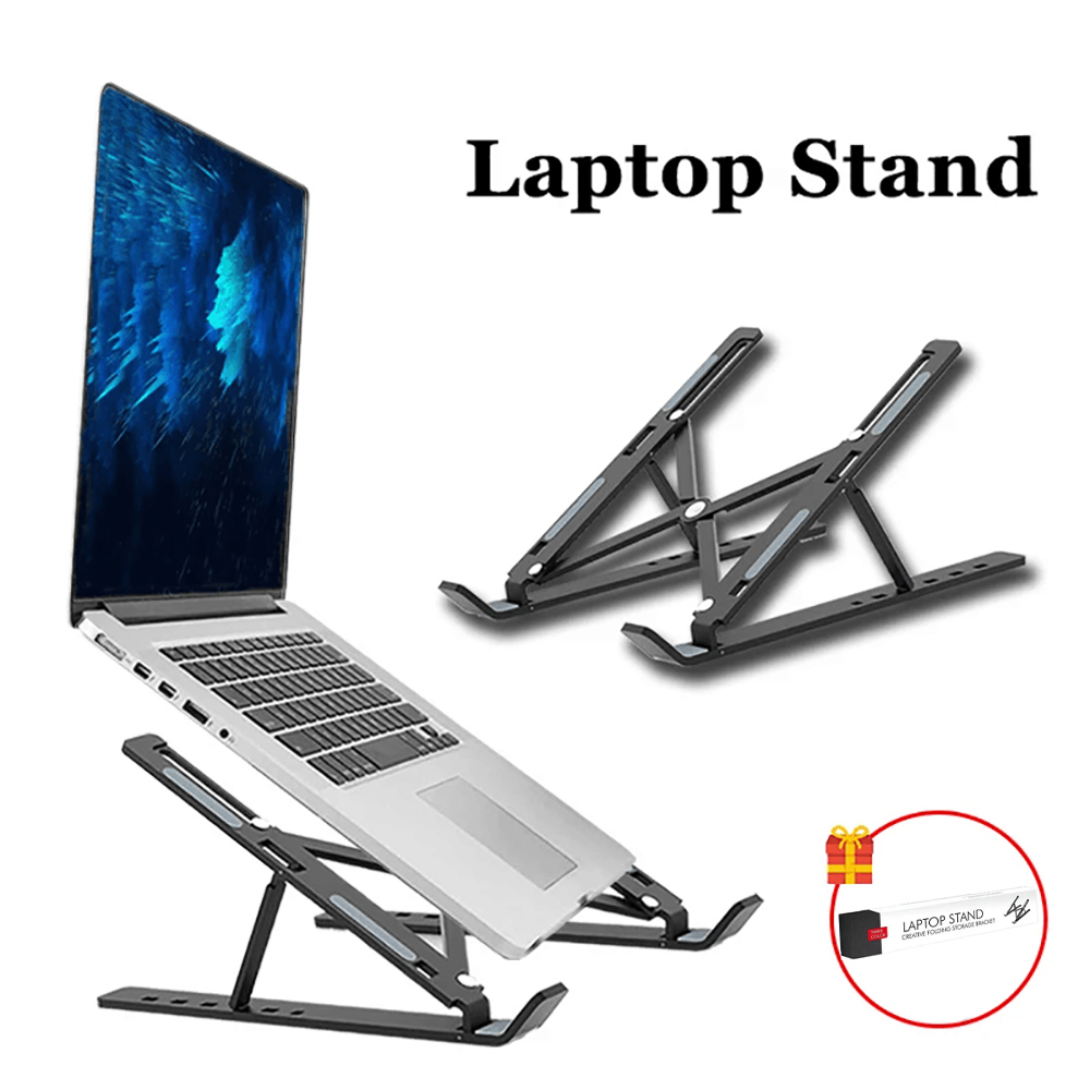 Laptop Stand Portable Foldable - Adjustable Laptop Table ulasan dan harga
