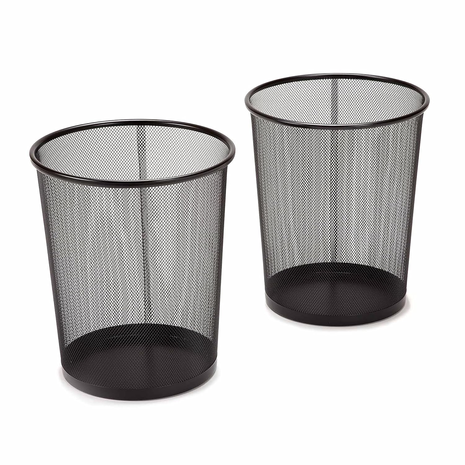 2-Pack Steel Mesh Round Trashc - Paper Basket Mesh ulasan dan harga