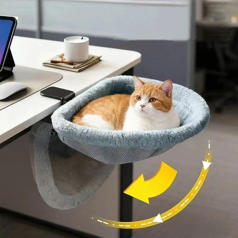 One-Click Folding Semi-Circula - Under Desk Hammock ulasan dan harga