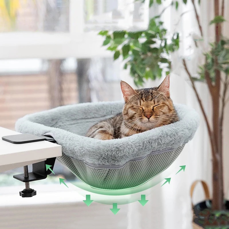 One-Click Folding Semi-Circula - Under Desk Hammock ulasan dan harga