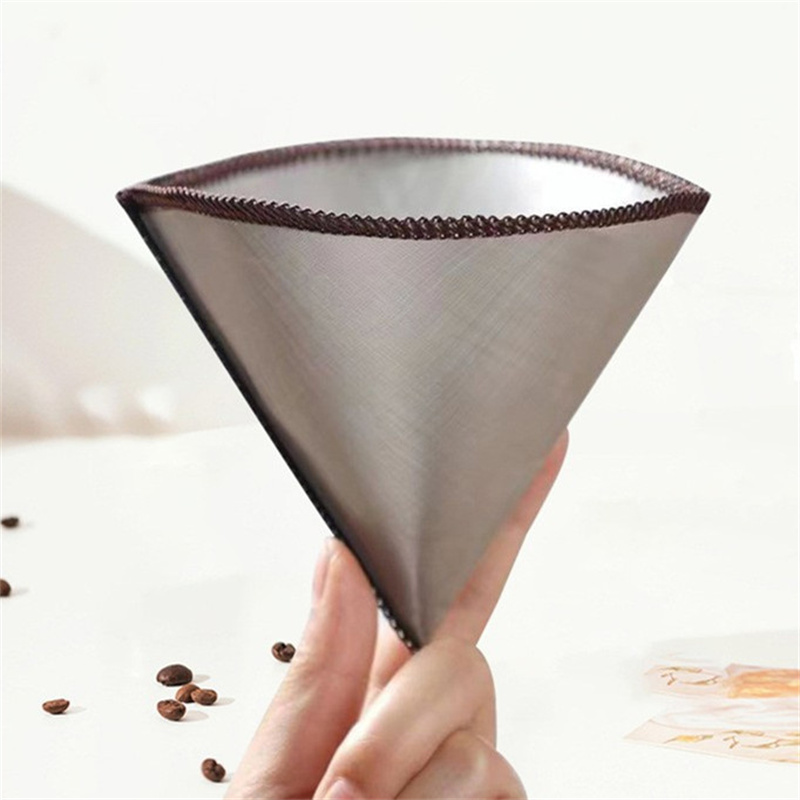 Reusable Cone Coffee Filter Ba - Paper Basket Mesh ulasan dan harga