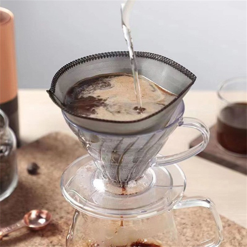 Reusable Cone Coffee Filter Ba - Paper Basket Mesh ulasan dan harga