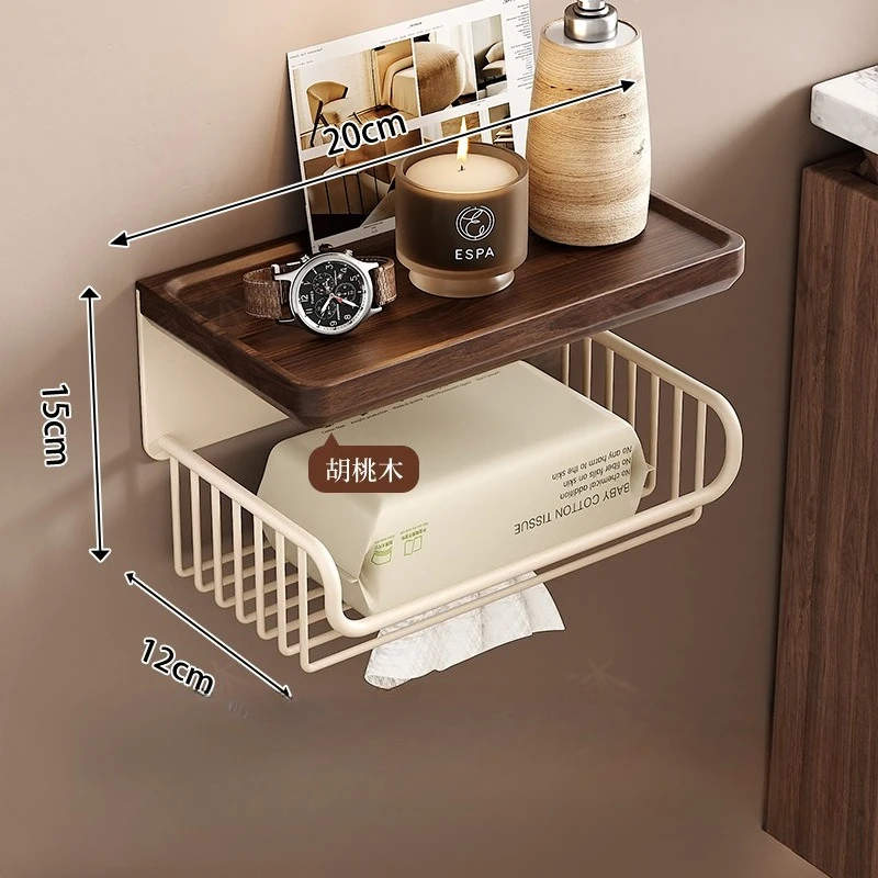 Walnut paper towel holder bath - Paper Basket Mesh ulasan dan harga