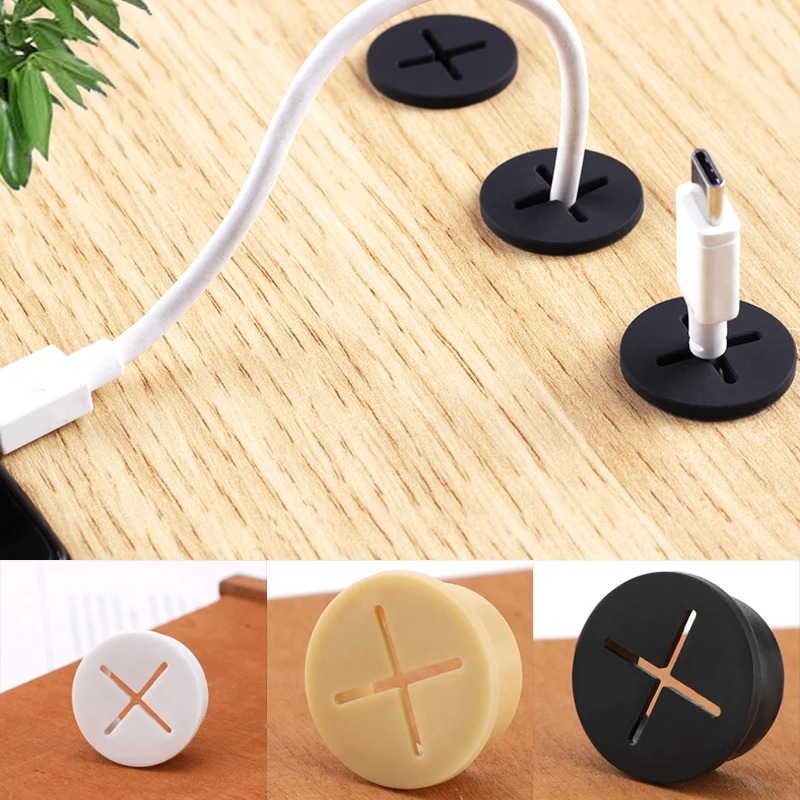 5PCS  Flexible Rubber Round Ca - Office Furniture And Desks ulasan dan harga