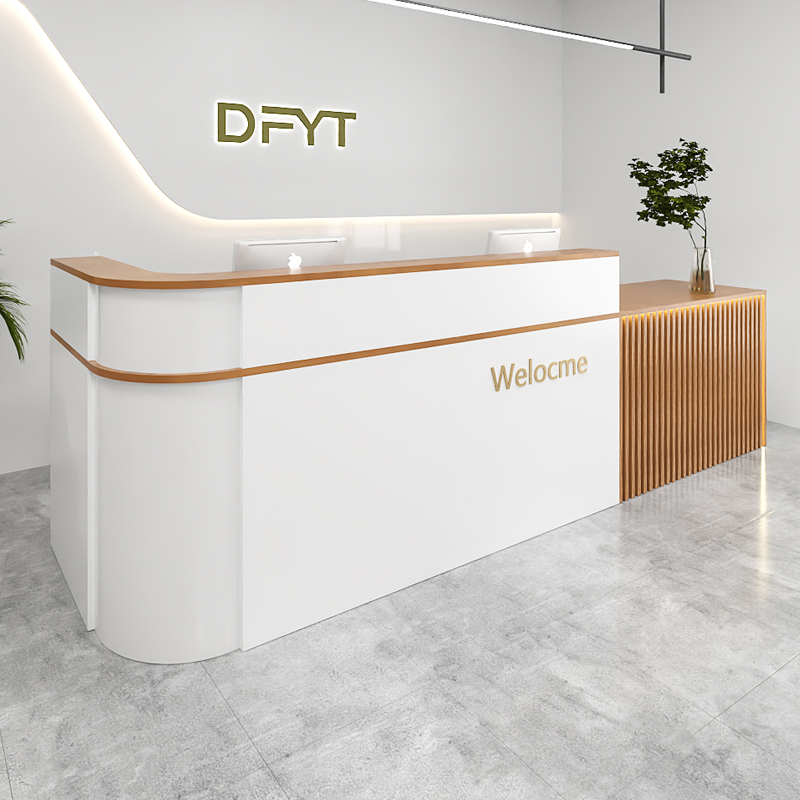 Storage Luxury Reception Desk  - Office Furniture Usa ulasan dan harga