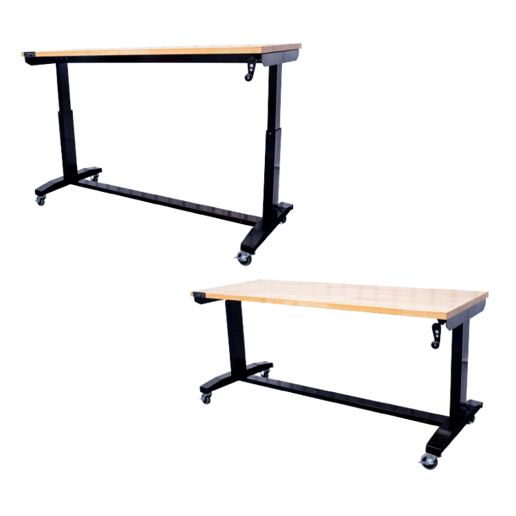 Adjustable Height Table 132Cm  - Office Furniture Vietnam ulasan dan harga