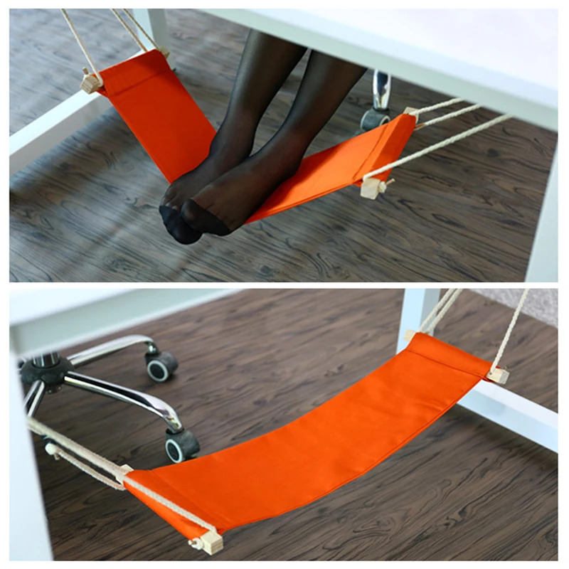 Adjustable Polyester Foot Hamm - Under Desk Hammock ulasan dan harga