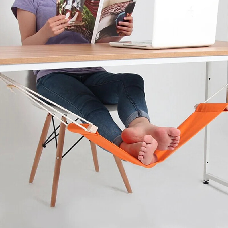 Adjustable Polyester Foot Hamm - Under Desk Hammock ulasan dan harga