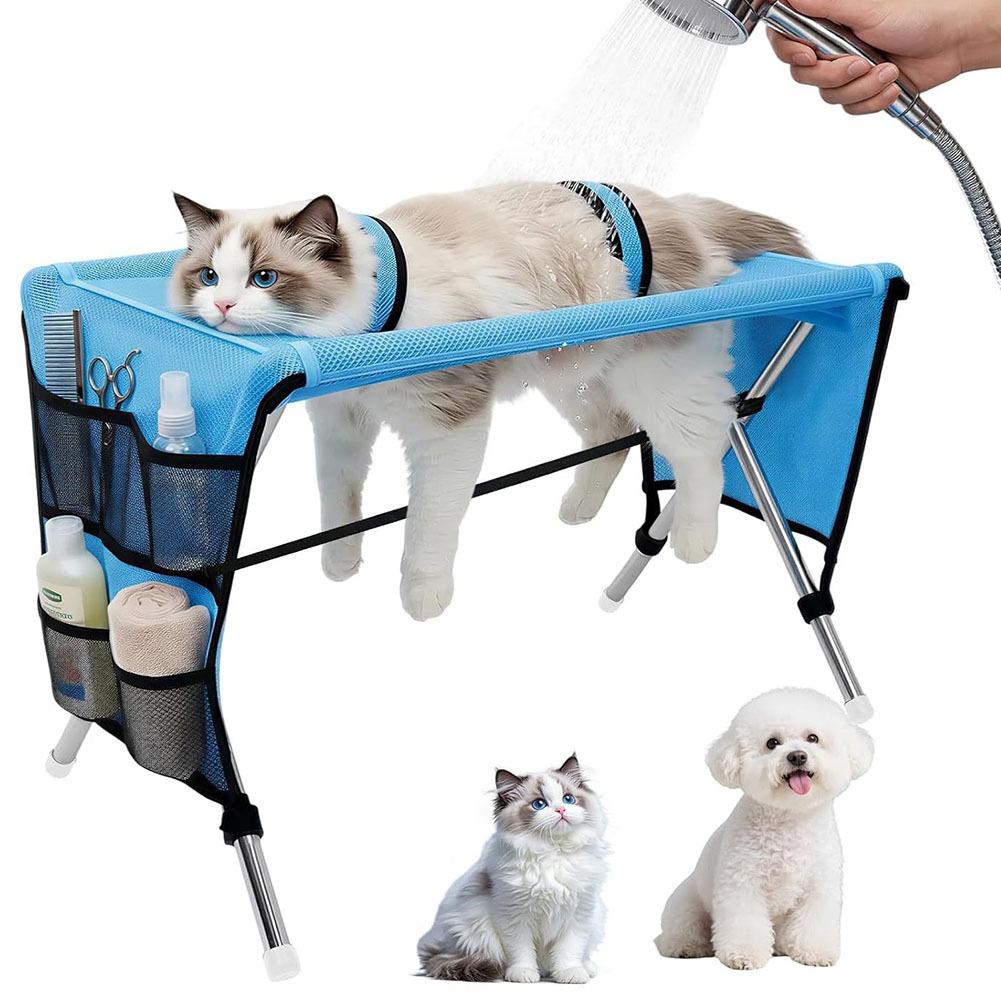 Folding Pet Grooming Hammock Q - Under Desk Hammock ulasan dan harga