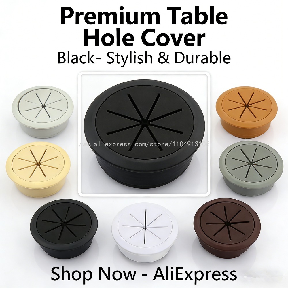 1Pcs Desk Cable Grommet 50/53/ - Office Furniture And Desks ulasan dan harga