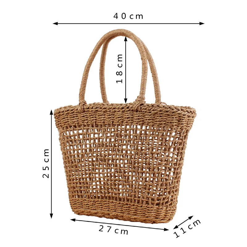 Handmade Women's Handbag Bohem - Paper Basket Mesh ulasan dan harga