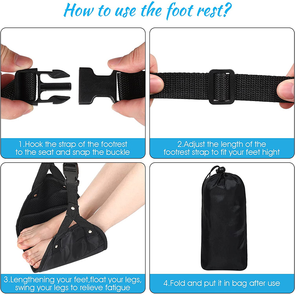 Airplane Foot Hammock Perfect  - Under Desk Hammock ulasan dan harga